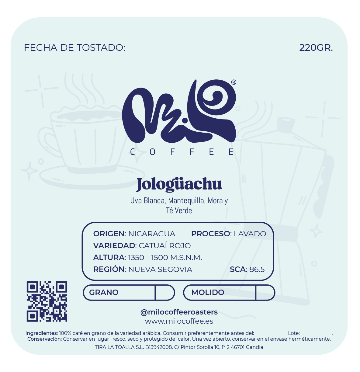 Jologüachu - Nicaragua 220gr.