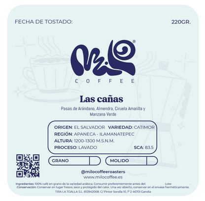Las Cañas - El Salvador 220gr.